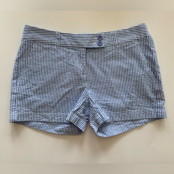 Vineyard Vines Pants - Vineyard Vines Women’s Striped Seersucker Shorts Size 4 Blue White
